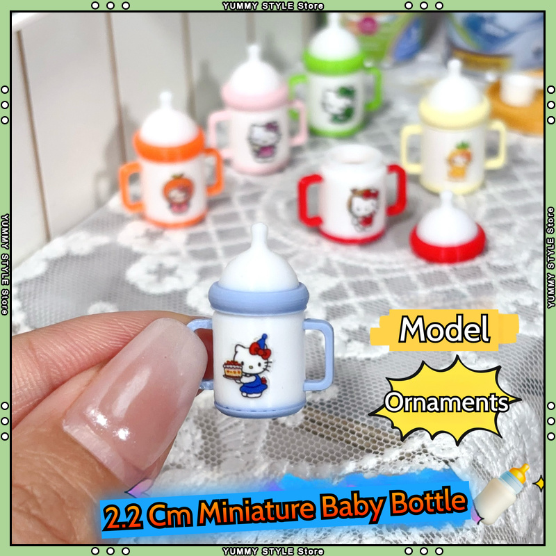 Baby Food Natural - 2.2cm Miniature Simulation Miniature Baby Bottle