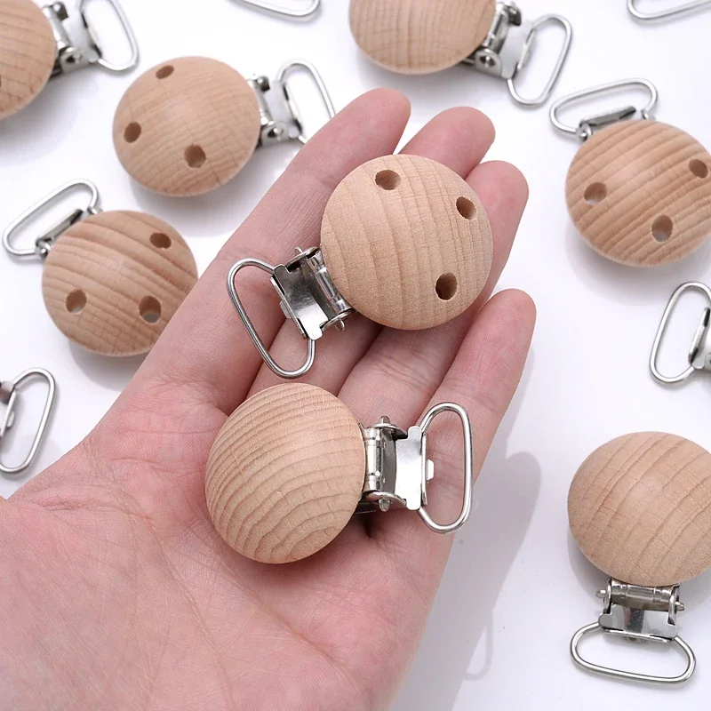 10Pcs Clips 30mm Round Natural - огляд і ціна Baby Food Natural