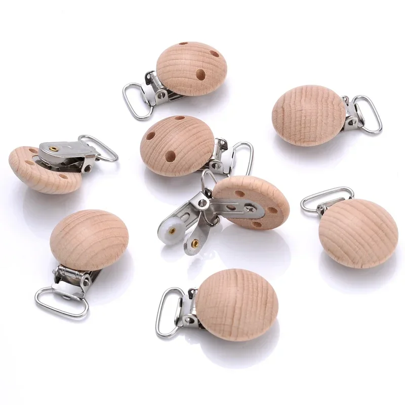 10Pcs Clips 30mm Round Natural - огляд і ціна Baby Food Natural