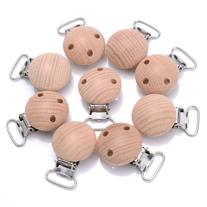 10Pcs Clips 30mm Round Natural - огляд і ціна Baby Food Natural