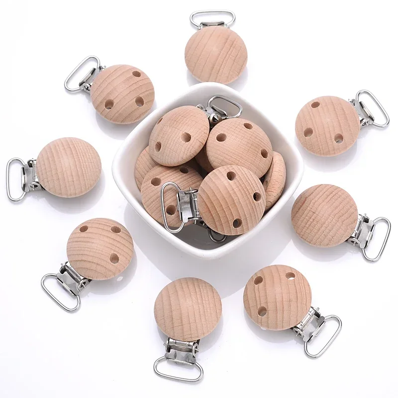 10Pcs Clips 30mm Round Natural - огляд і ціна Baby Food Natural
