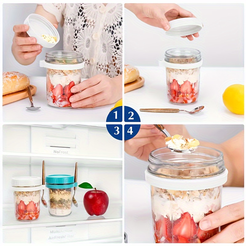 1pc/2pcs Glass Oatmeal Cup, Ov - огляд і ціна Baby Food Oatmeal