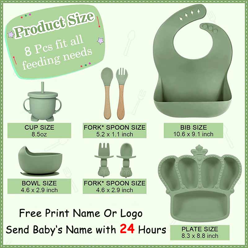 Personalized Name Baby Feeding - огляд і ціна Baby Food Utensils