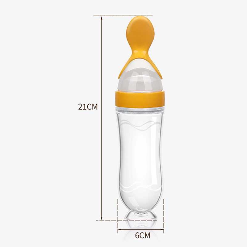 Squeezing Feeding Bottle Silic - огляд і ціна Baby Food Utensils