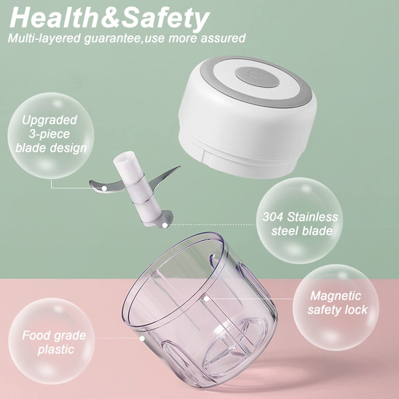 250ML Electric Garlic Grinder  - огляд і ціна Baby Food Grinder Machine