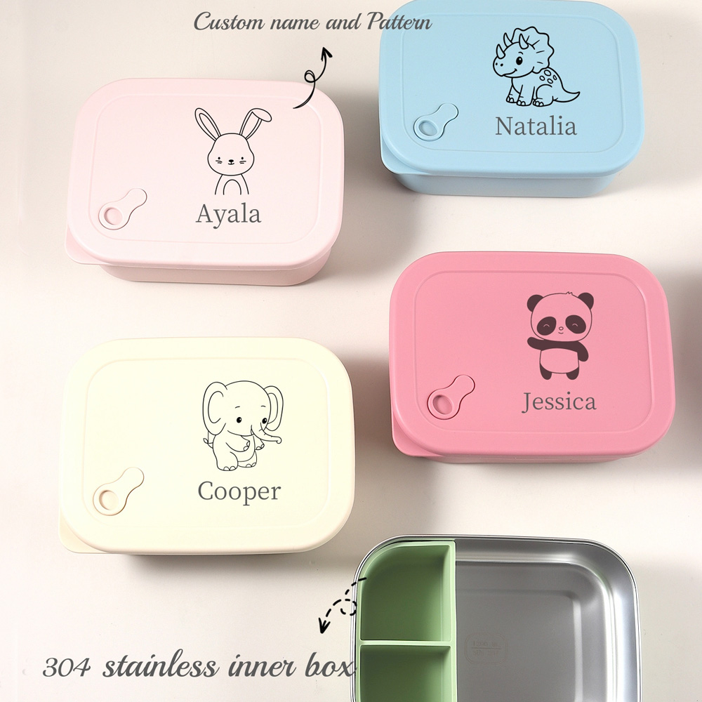 1200ml 1pc Custom Name & Patte - огляд і ціна Baby Food Utensils