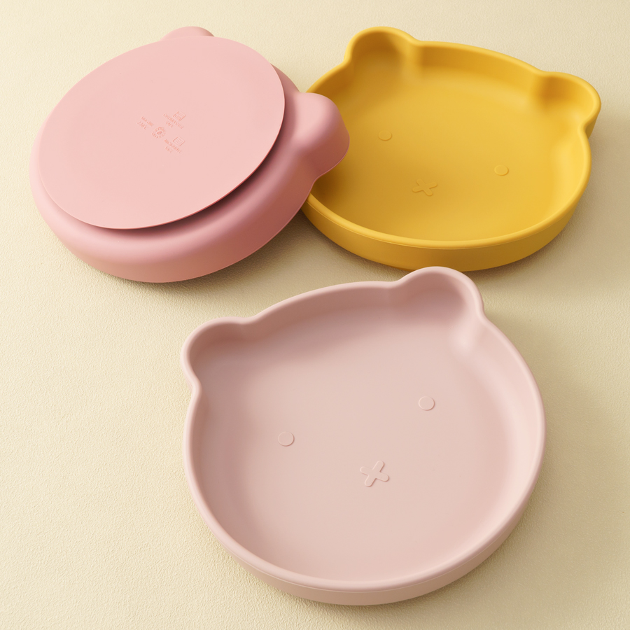 1PC Silicone Baby Dishes Sucti - огляд і ціна Baby Food Utensils