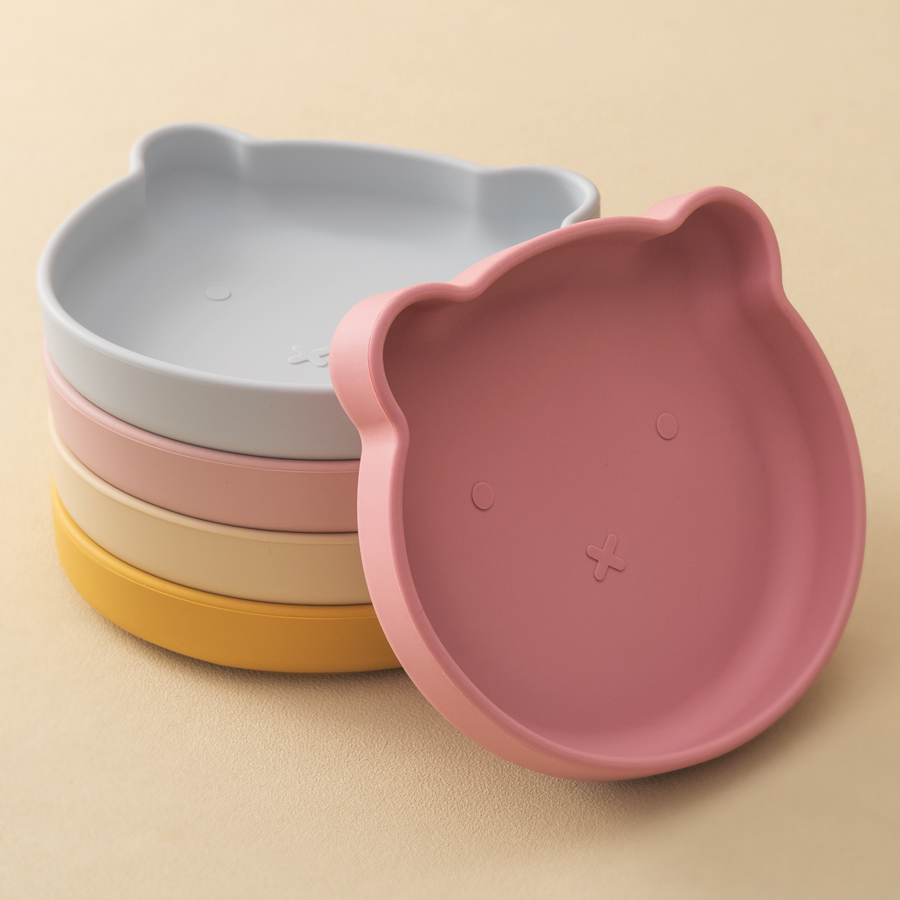 1PC Silicone Baby Dishes Sucti - огляд і ціна Baby Food Utensils