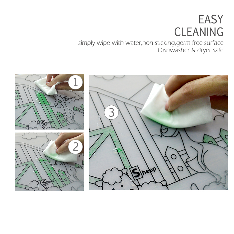 Silicone Baby Placemat 1pc Bab - огляд і ціна Baby Food Utensils