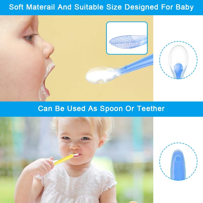 BPA Free Baby Silicone Spoons  - огляд і ціна Baby Food Utensils