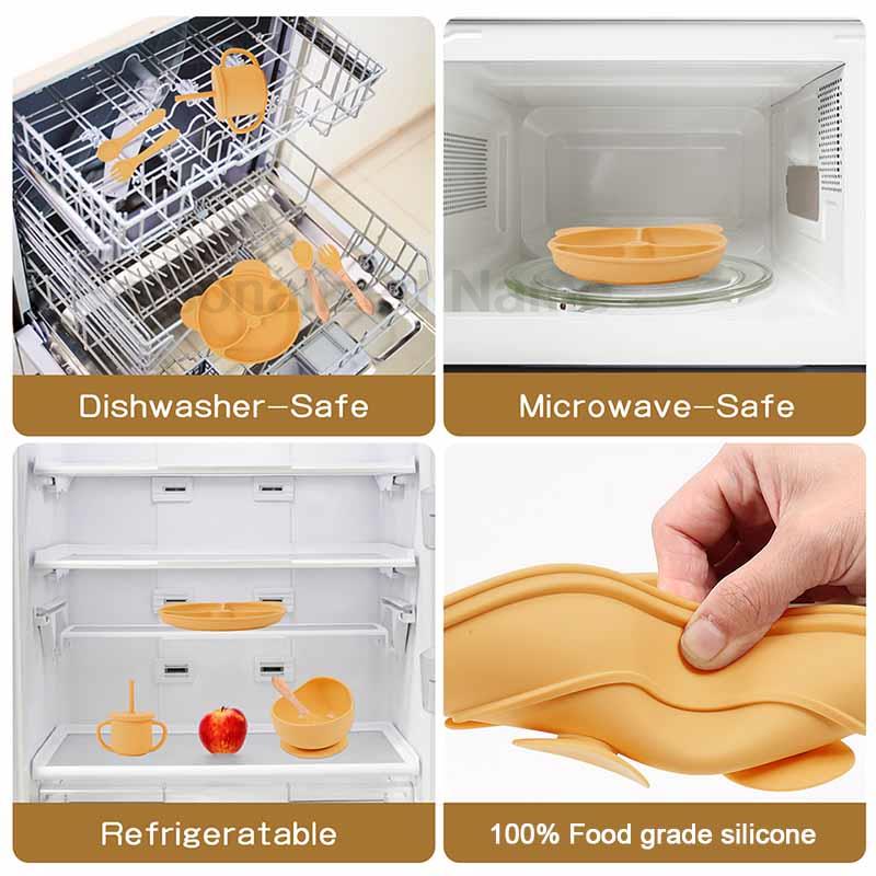 Feeding Set Silicone For Baby  - огляд і ціна Baby Food Utensils